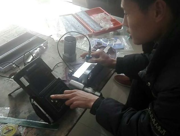 探傷儀使用現(xiàn)場