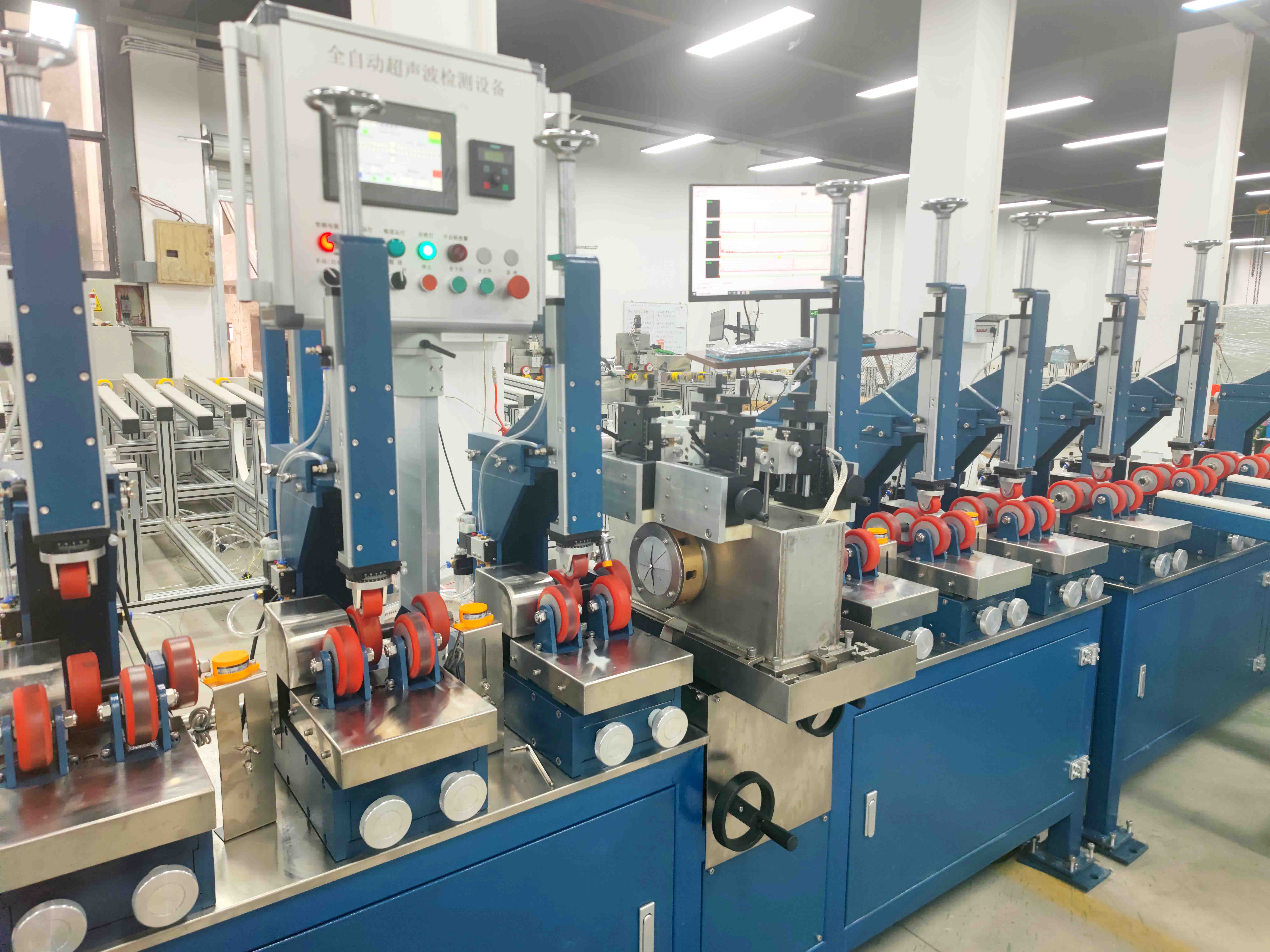 螺旋前進(jìn)超聲波檢測(cè)系統(tǒng) 管、棒材內(nèi)部表面及近表面缺陷檢測(cè)