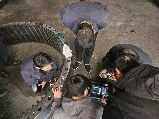 測無損滲碳層厚度，中高頻大型齒輪淬火層深度測量，回轉(zhuǎn)體支撐淬火層測量